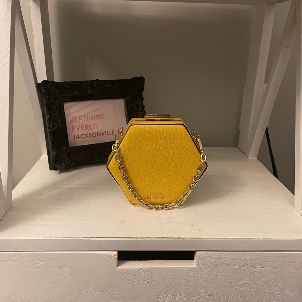 Prada hexagon purse